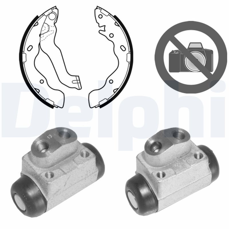 DELPHI KP1108 Brake Shoe Set