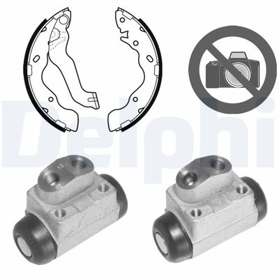 Brake Shoe Set DELPHI KP1108