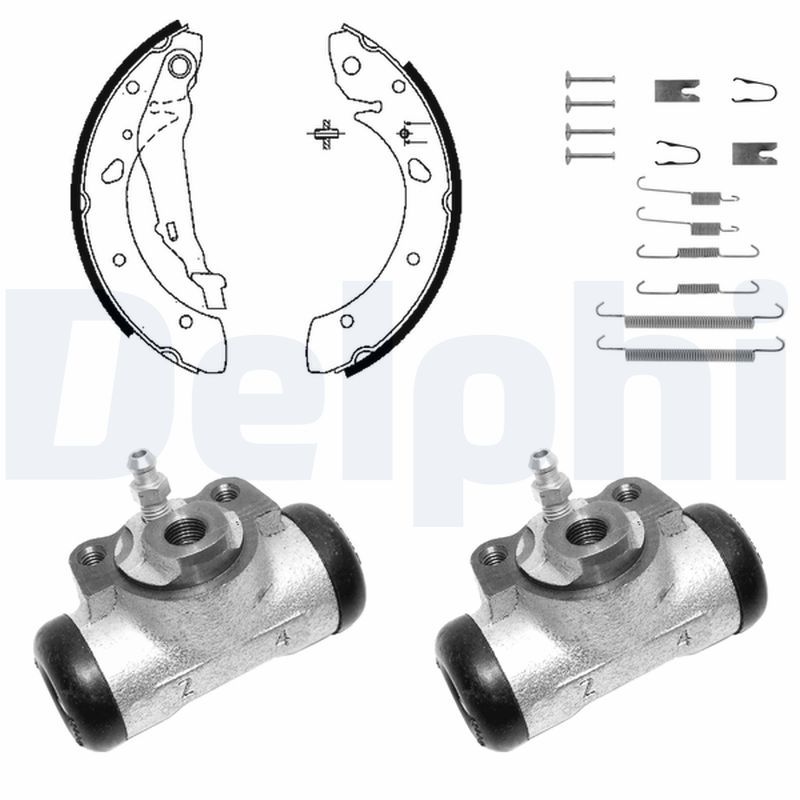 DELPHI KP1112 Brake Shoe Set