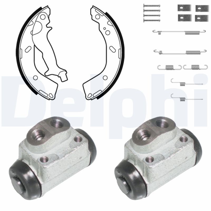 DELPHI KP1124 Brake Shoe Set
