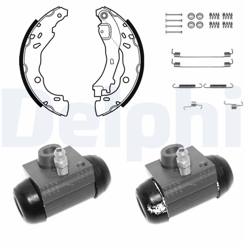 DELPHI KP1128 Brake Shoe Set