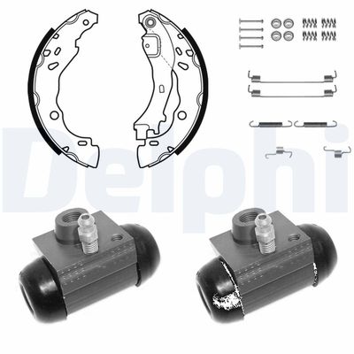Brake Shoe Set DELPHI KP1128