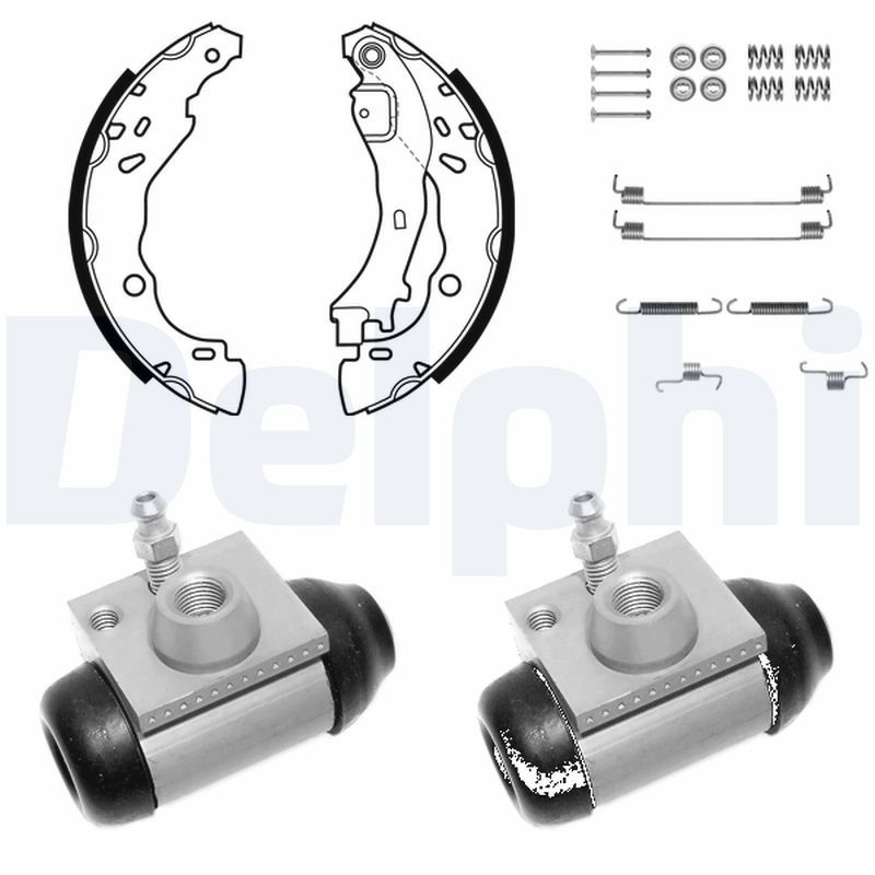 DELPHI KP1129 Brake Shoe Set