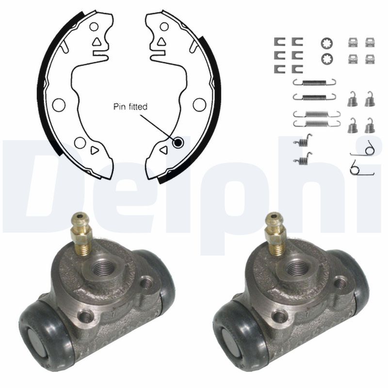 DELPHI KP643 Brake Shoe Set