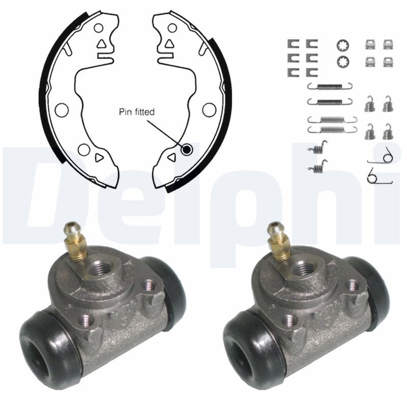 DELPHI KP659 Brake Shoe Set