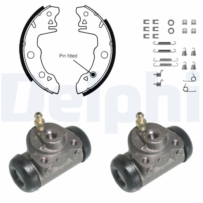 DELPHI KP662 Brake Shoe Set