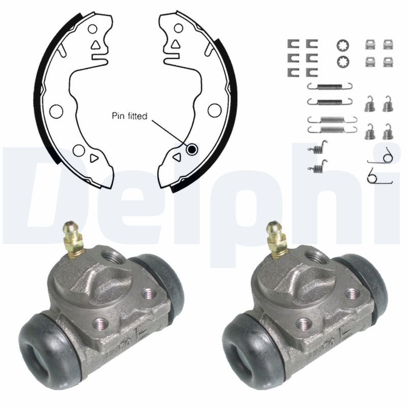 DELPHI KP672 Brake Shoe Set