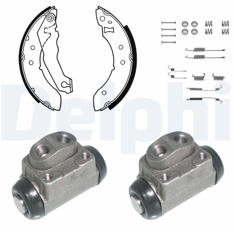 DELPHI KP699 Brake Shoe Set