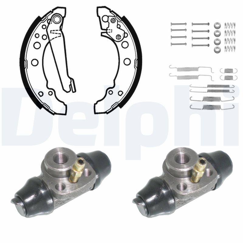 DELPHI KP717 Brake Shoe Set