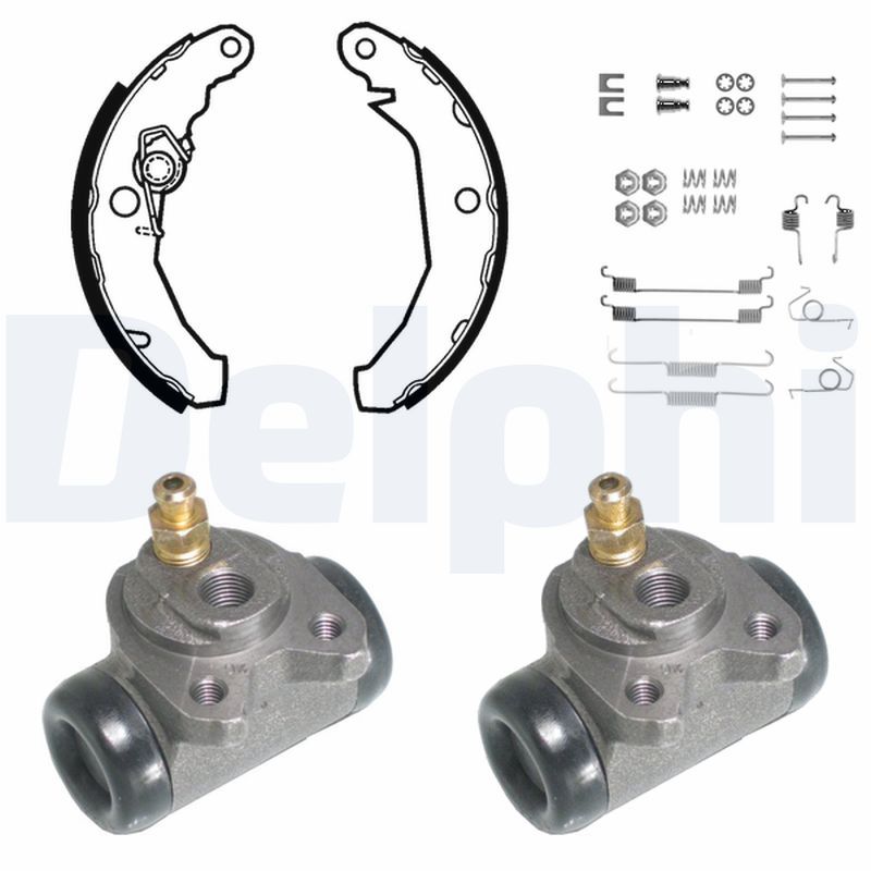DELPHI KP733 Brake Shoe Set