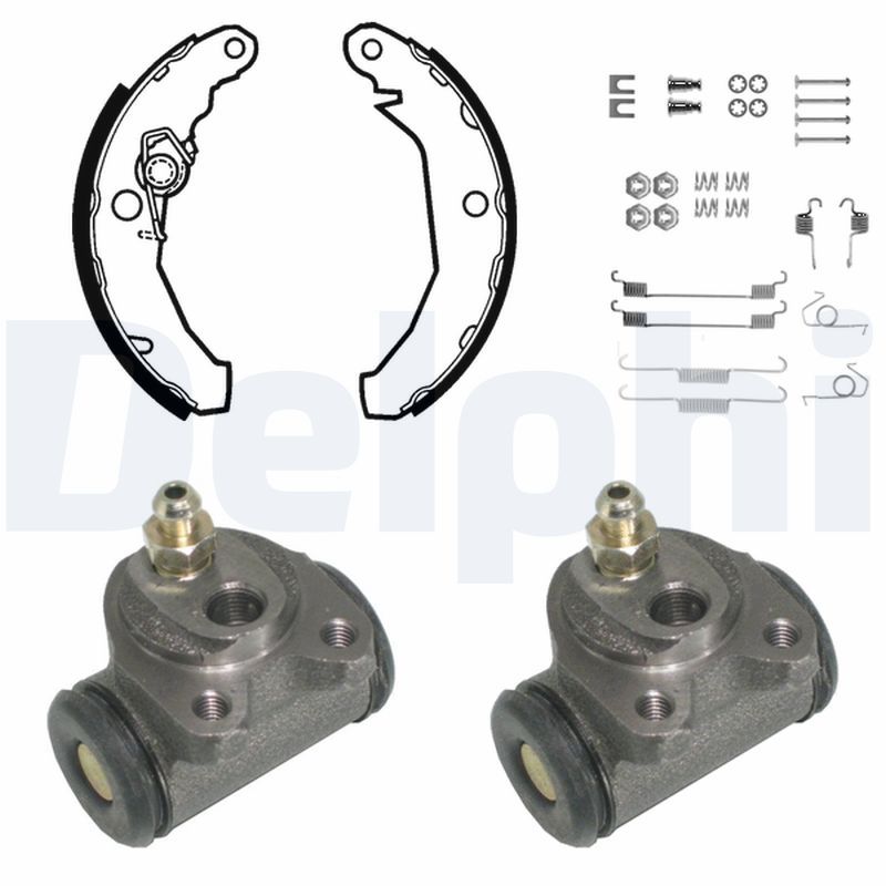 DELPHI KP734 Brake Shoe Set