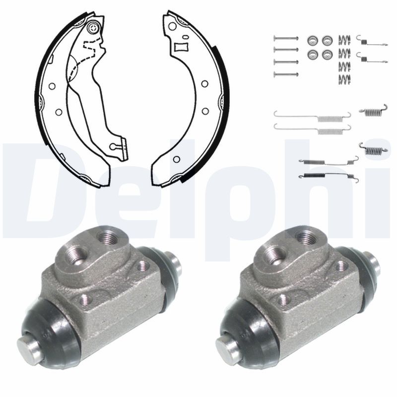 DELPHI KP741 Brake Shoe Set