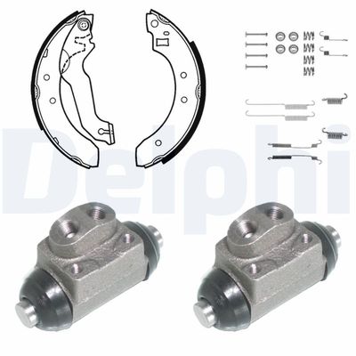 Brake Shoe Set DELPHI KP741