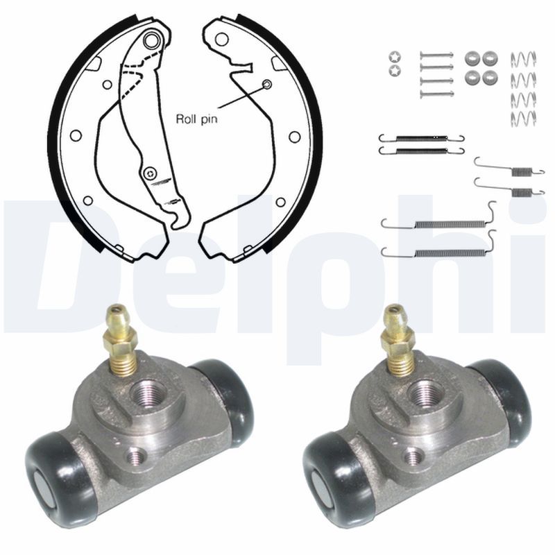 DELPHI KP745 Brake Shoe Set