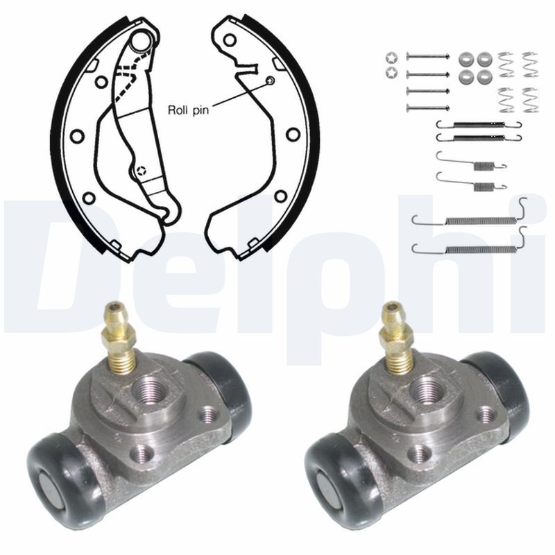 DELPHI KP749 Brake Shoe Set