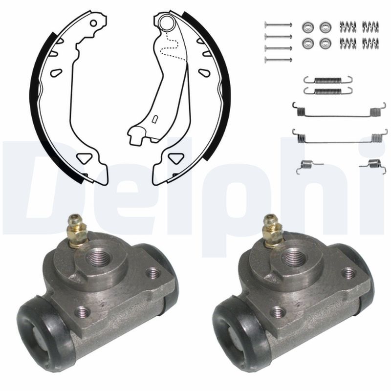 DELPHI KP759 Brake Shoe Set