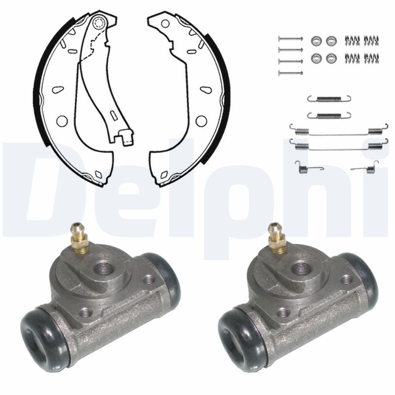DELPHI KP761 Brake Shoe Set