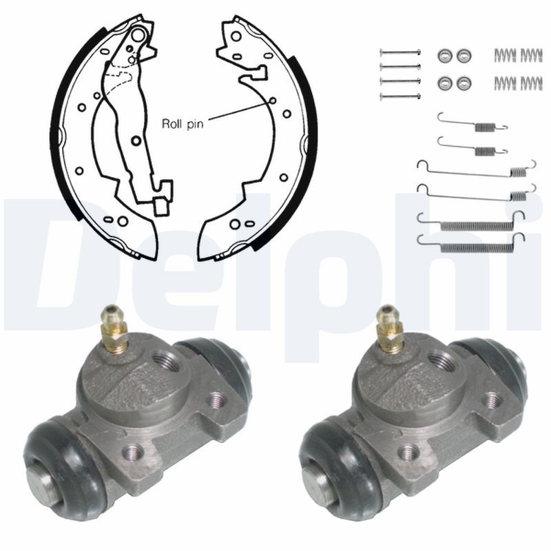 DELPHI KP768 Brake Shoe Set