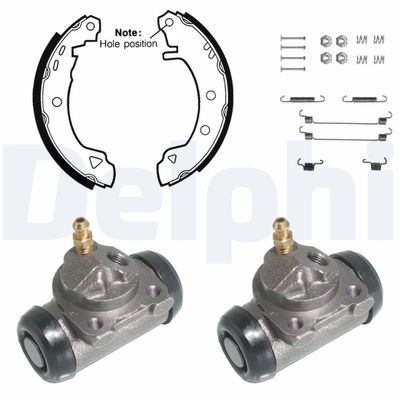Brake Shoe Set DELPHI KP771