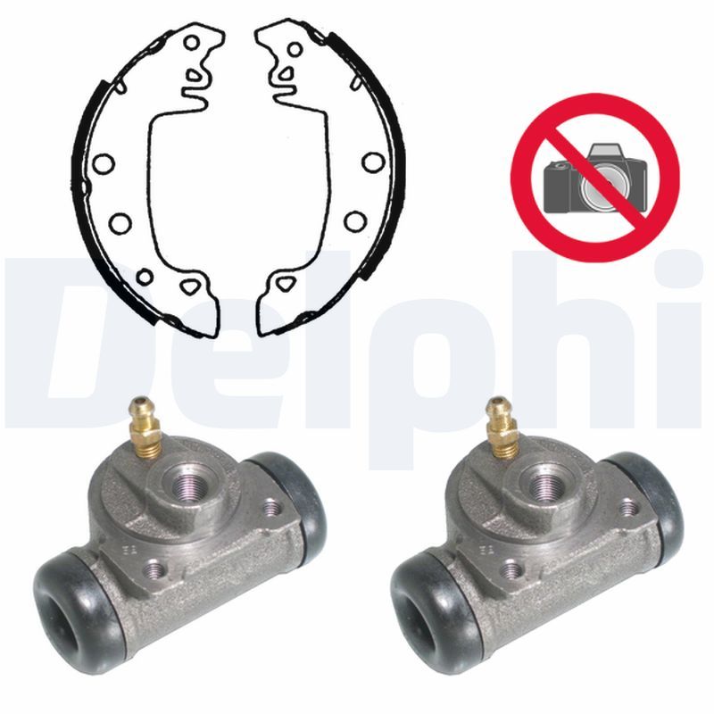 DELPHI KP785 Brake Shoe Set