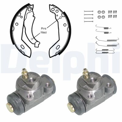 Brake Shoe Set DELPHI KP833