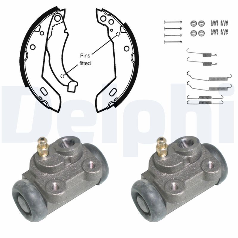DELPHI KP834 Brake Shoe Set