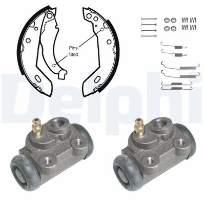 Brake Shoe Set DELPHI KP834