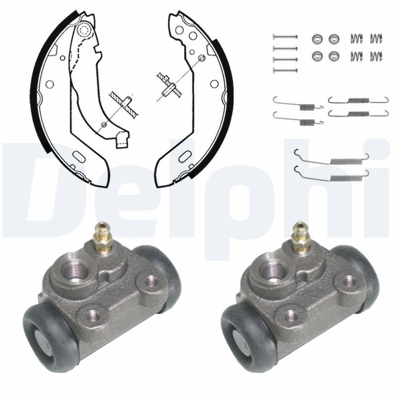 DELPHI KP837 Brake Shoe Set