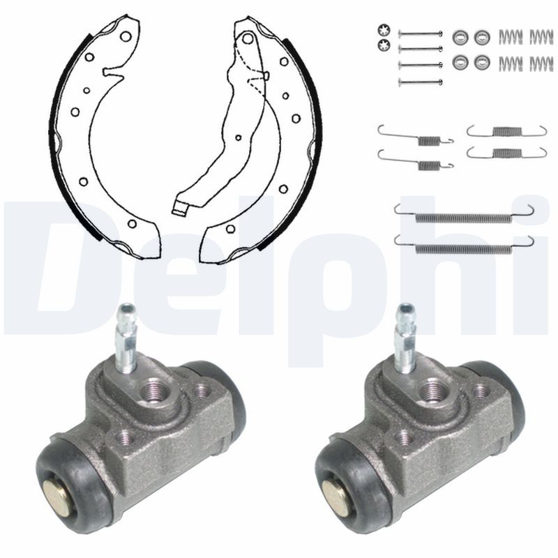 DELPHI KP856 Brake Shoe Set