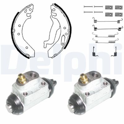 Brake Shoe Set DELPHI KP858