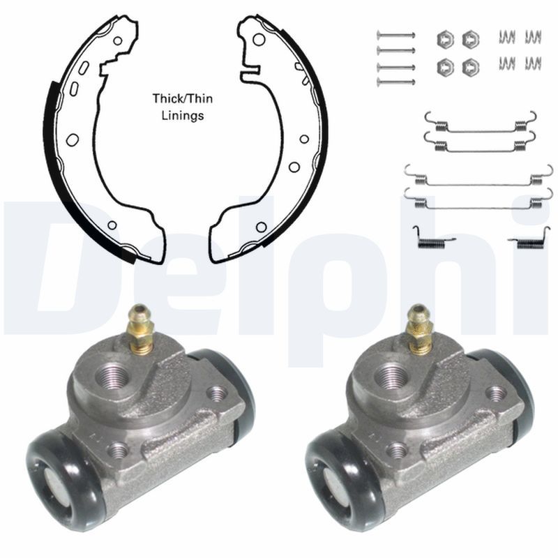DELPHI KP860 Brake Shoe Set