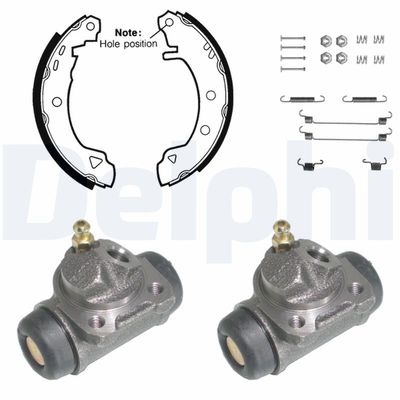 Brake Shoe Set DELPHI KP863