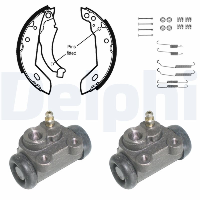 DELPHI KP864 Brake Shoe Set