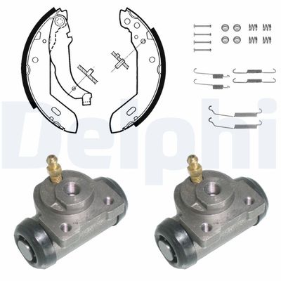 Brake Shoe Set DELPHI KP871