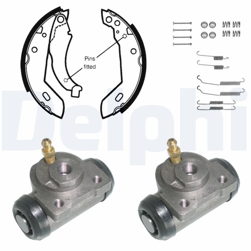 DELPHI KP872 Brake Shoe Set