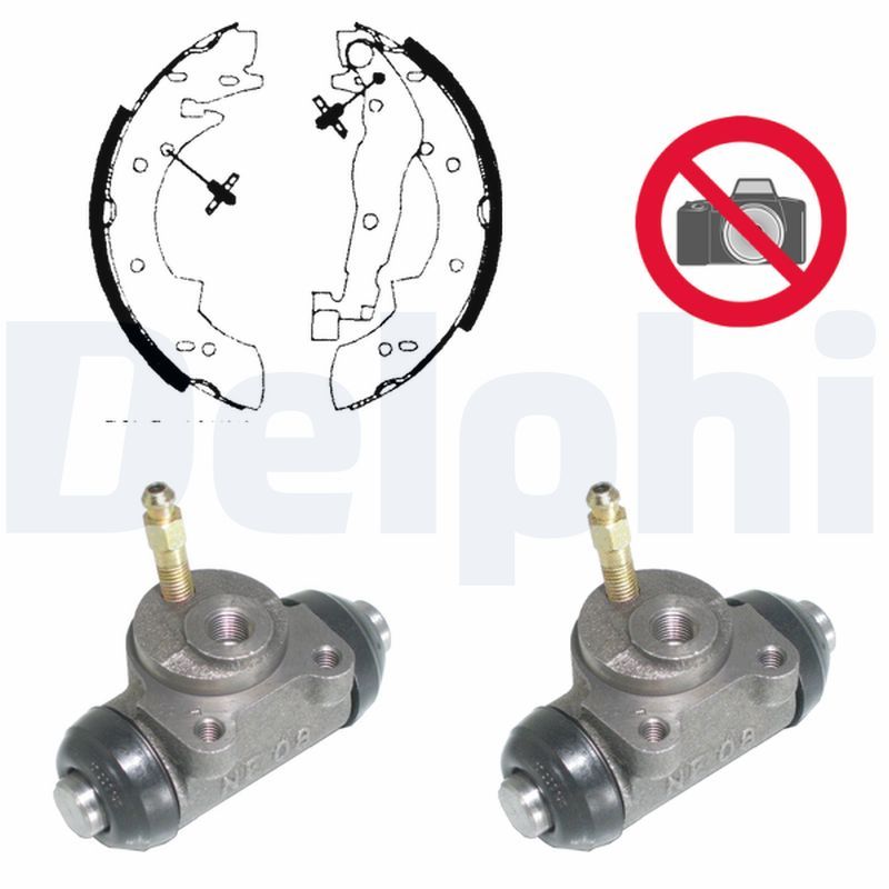 DELPHI KP875 Brake Shoe Set