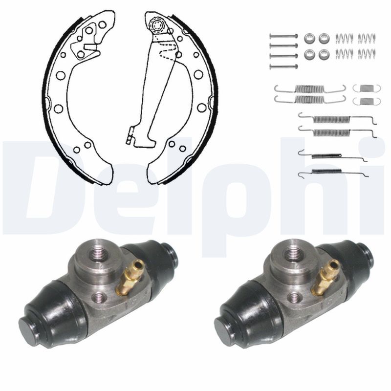 DELPHI KP891 Brake Shoe Set