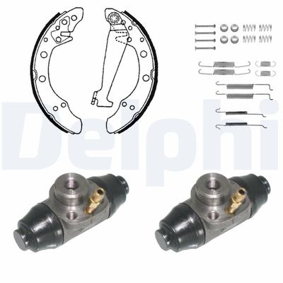 Brake Shoe Set DELPHI KP891