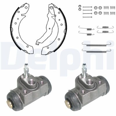 Brake Shoe Set DELPHI KP910