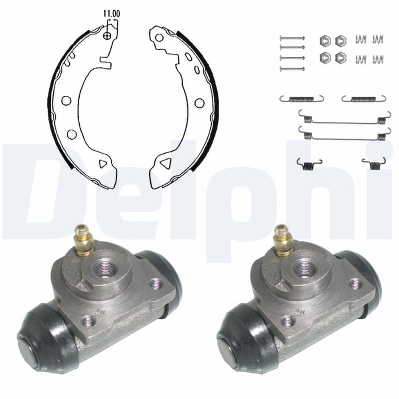 DELPHI KP911 Brake Shoe Set