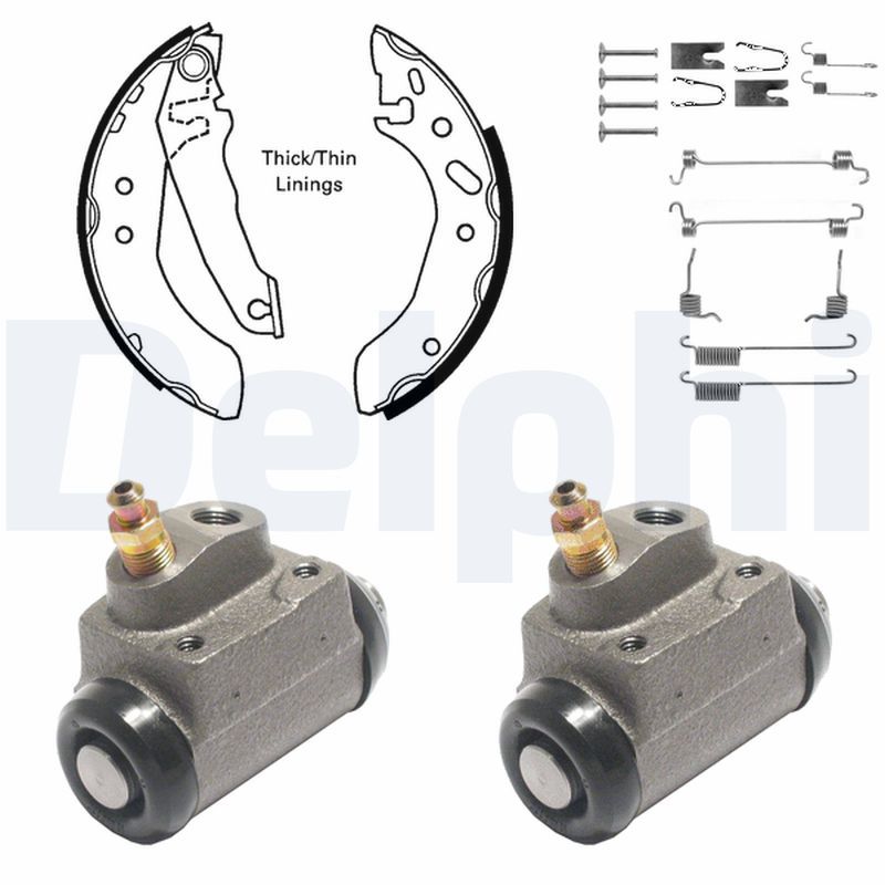 DELPHI KP921 Brake Shoe Set