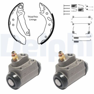 Brake Shoe Set DELPHI KP921