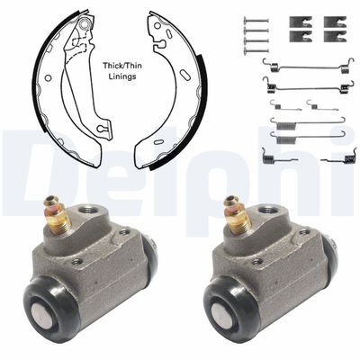 Brake Shoe Set DELPHI KP923