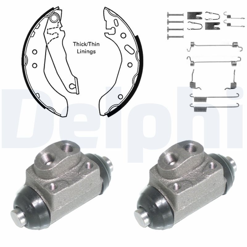 DELPHI KP924 Brake Shoe Set