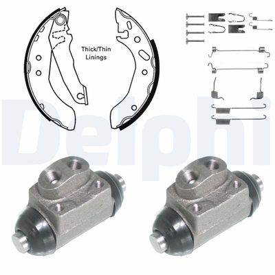 Brake Shoe Set DELPHI KP924