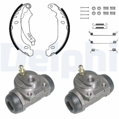 Brake Shoe Set DELPHI KP930