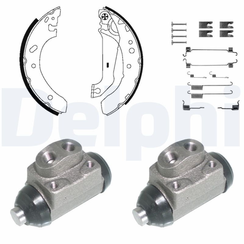 DELPHI KP941 Brake Shoe Set
