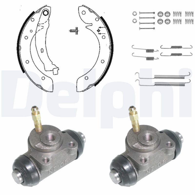 DELPHI KP946 Brake Shoe Set