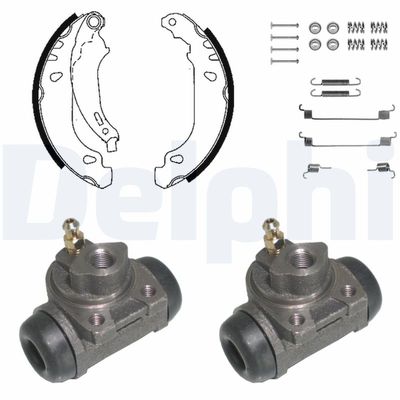 Brake Shoe Set DELPHI KP950