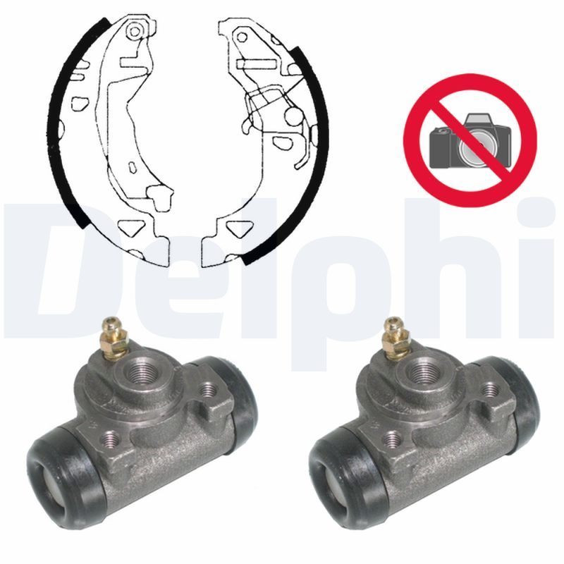 DELPHI KP972 Brake Shoe Set